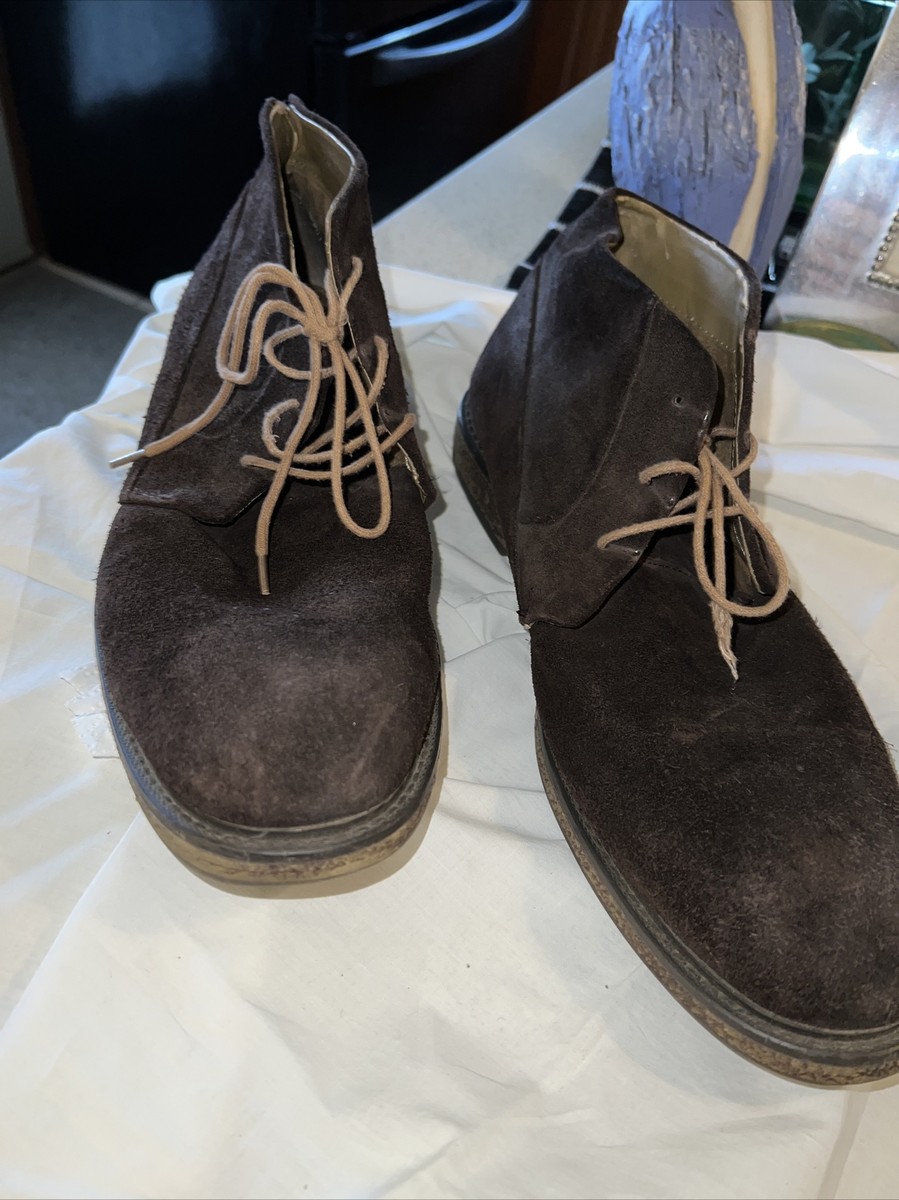 Calvin Klein mens 12 m brown suede leather chukka boots | eBay display picture 1