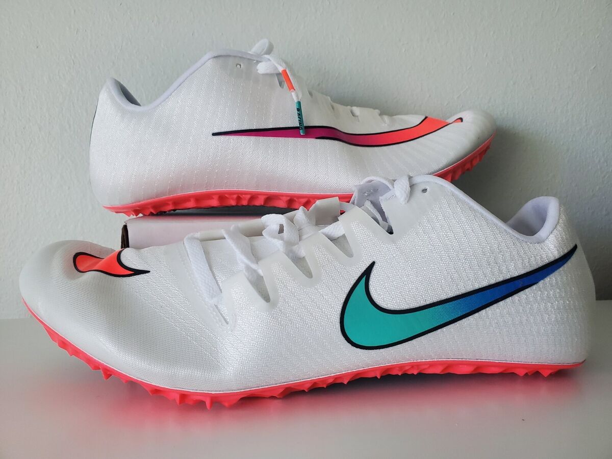NEW Nike Zoom Ja Fly 3 Track Spikes Shoes White Ombre Size NEW Nike Zoom Ja Fly 3 Track Spikes Shoes White Ombre Size