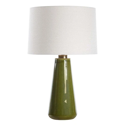 NEW 29" KELLEY MODERN TABLE LAMP CRAFTED CERAMIC MOSS GREEN 30509 - Picture 4 of 7