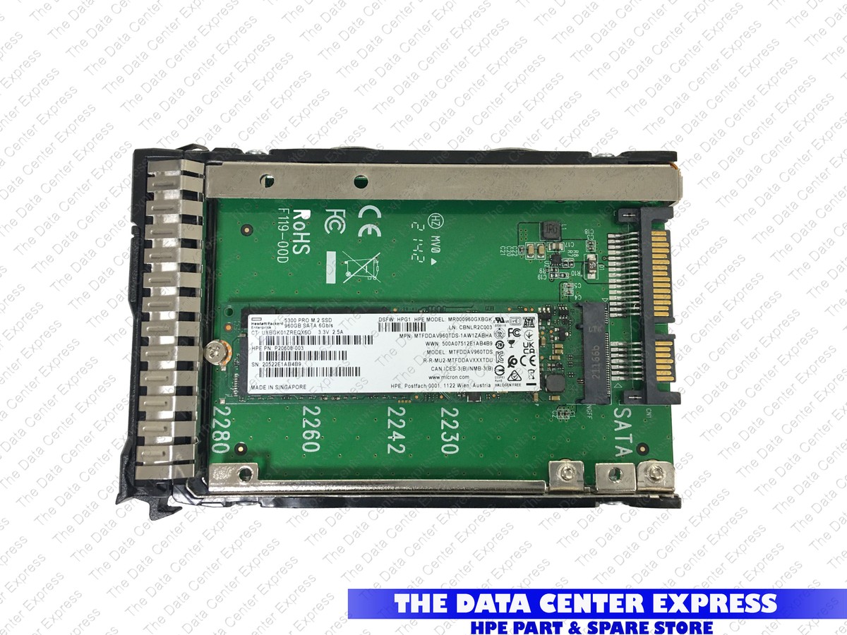 HPE 960GB SATA 6G RI SFF SC 2.5