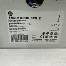 Allen Bradley 1489-M1D030 SER D 1 Pole Circuit Breaker (2pc)