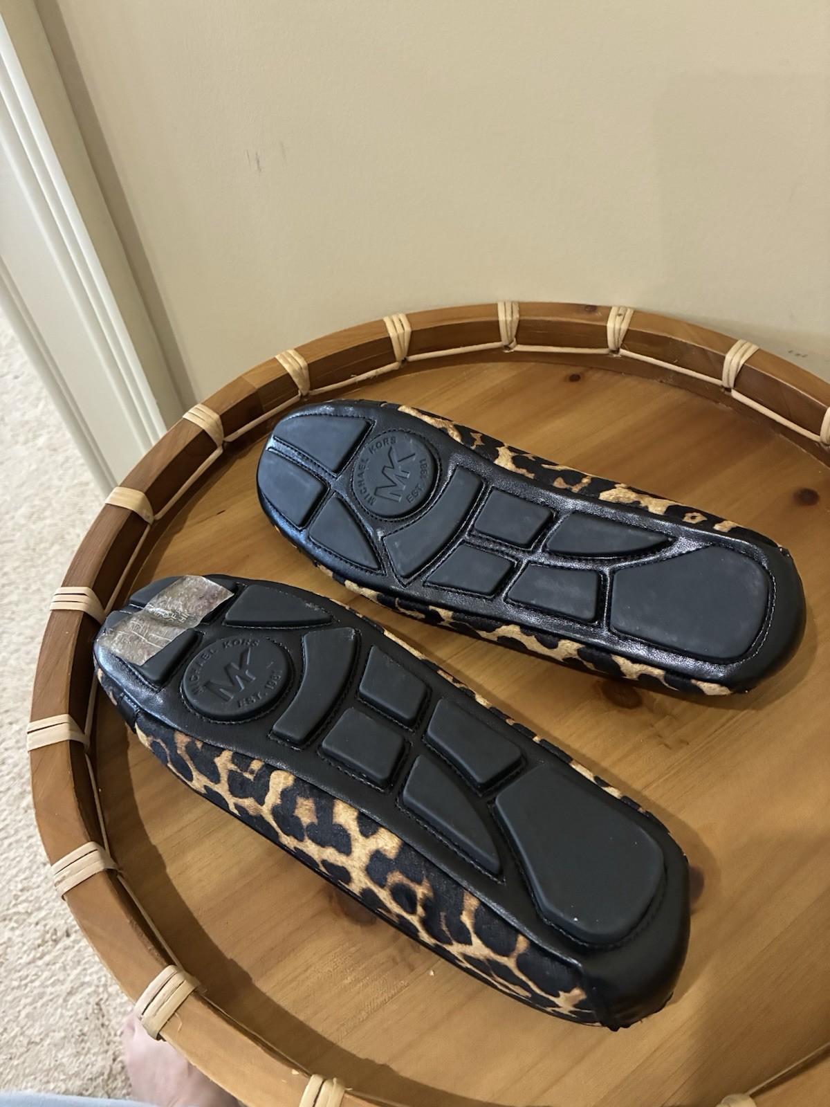 MICHAEL KORS Nori Ballet Flats LEOPARD Print Calf hair  Women’s Size 8 thumbnail 6