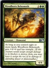 Woodborn Behemoth 203 U Magic 2014 (M14) Magic the Gathering MTG LP