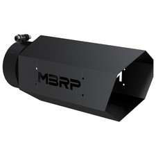 Mbrp T5167blk Stainless Steel Black Hex Round 5 Inch Universal Fit Exhaust Tip