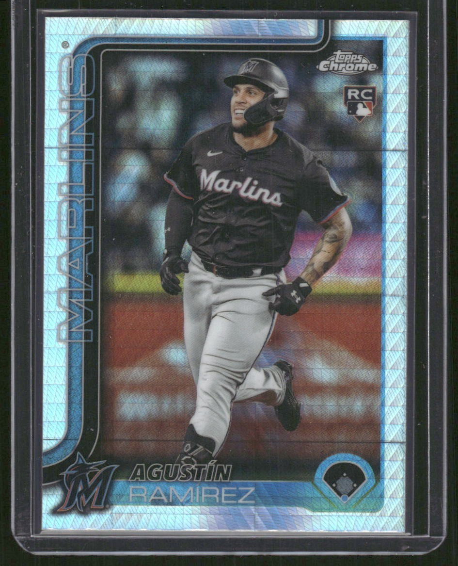 2025 Topps Chrome Update Prism Refractor Agustin Ramirez RC #USC200 - Marlins