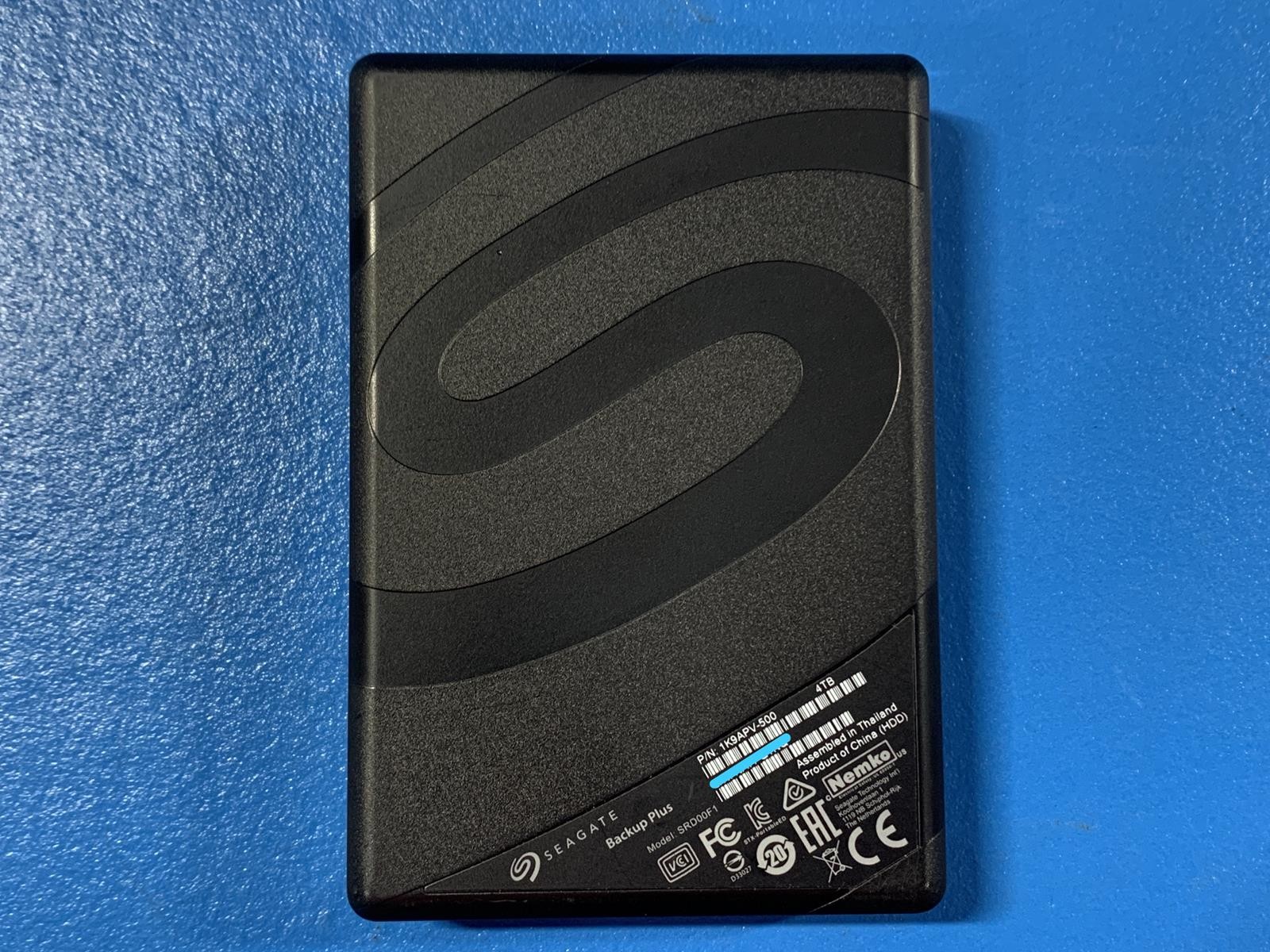 Seagate Backup Plus 4TB External Hard Drive 1K9APV-500 SRD00F1