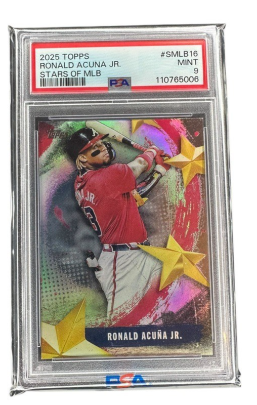 RONALD ACUÑA JR. ベースレリックカード 1/25 2025 Topps Series 1 • Ronald Acuña JR. MLM-RA /Material