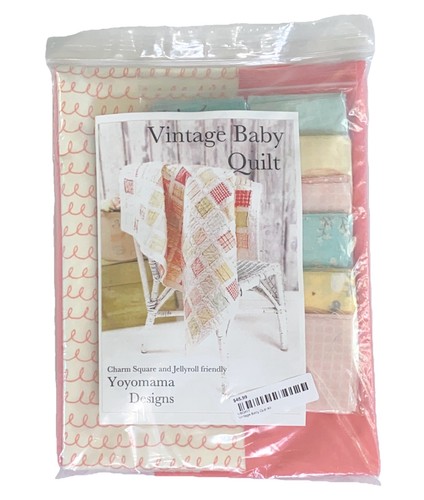 Vintage Pastell Baby Quilt Kit von Yoyomama Designs Stoff & Muster 42"x 42" - Bild 6 von 6