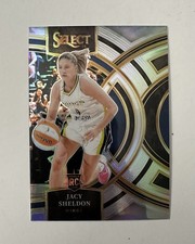2024 Panini Select WNBA - Premier Level Jacy Sheldon #134 Silver Prizm (RC)