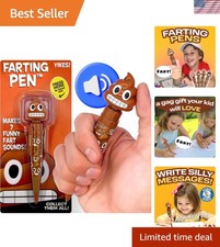 Fart Pen - 13 Collectible Designs with 7 Sounds, Fun Gift for Grandkids Teens