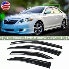 Fits 2007-2011 Toyota Camry Jdm 3d Wavy Mugen Style Window Visor Rain Guard Vent