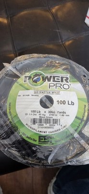 Power Pro Spectra Braided Fishing Line 100lb 3000yd, Green.
