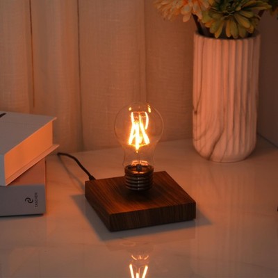 Levitating Lamp,Floating Light Bulb,Magnetic Levitating LED Desk Lamp for Uni...