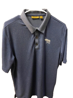 TORREY PINES ポロシャツ Torrey Pines Collection Golf Polo Shirt Men M Blue Striped Wicking
