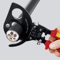 Knipex 95 36 250 Ratschen-Kabelschneider Geeignet FüR (Abisoliertechnik) Alu-