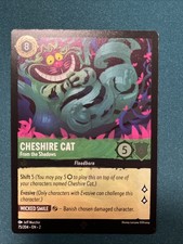 Disney Lorcana Cold Foil Cheshire Cat From The Shadows Super Rare