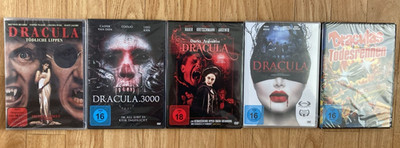 DVD Sammlung - 5 Dracula Filme DVD NEU + OVP   25 % Rabatt beim Kauf von 4