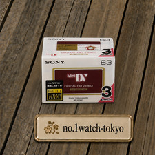 Sony Mini DV Cassette 3DVM63HD Digital HD Video Tape 63min 3 Pack Sealed Japan
