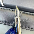 Bid MONTBLANC Blue Solitaire Fountain Pen Luxury Collectible Rare/ — photo 5