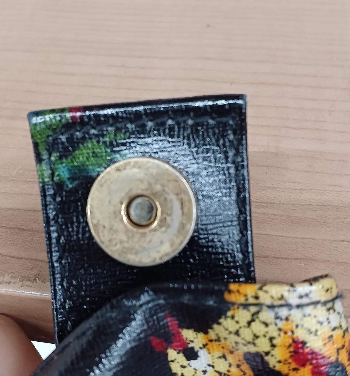 Tote Bag Model Black Heidi Pattern Condition B FE… - image 7