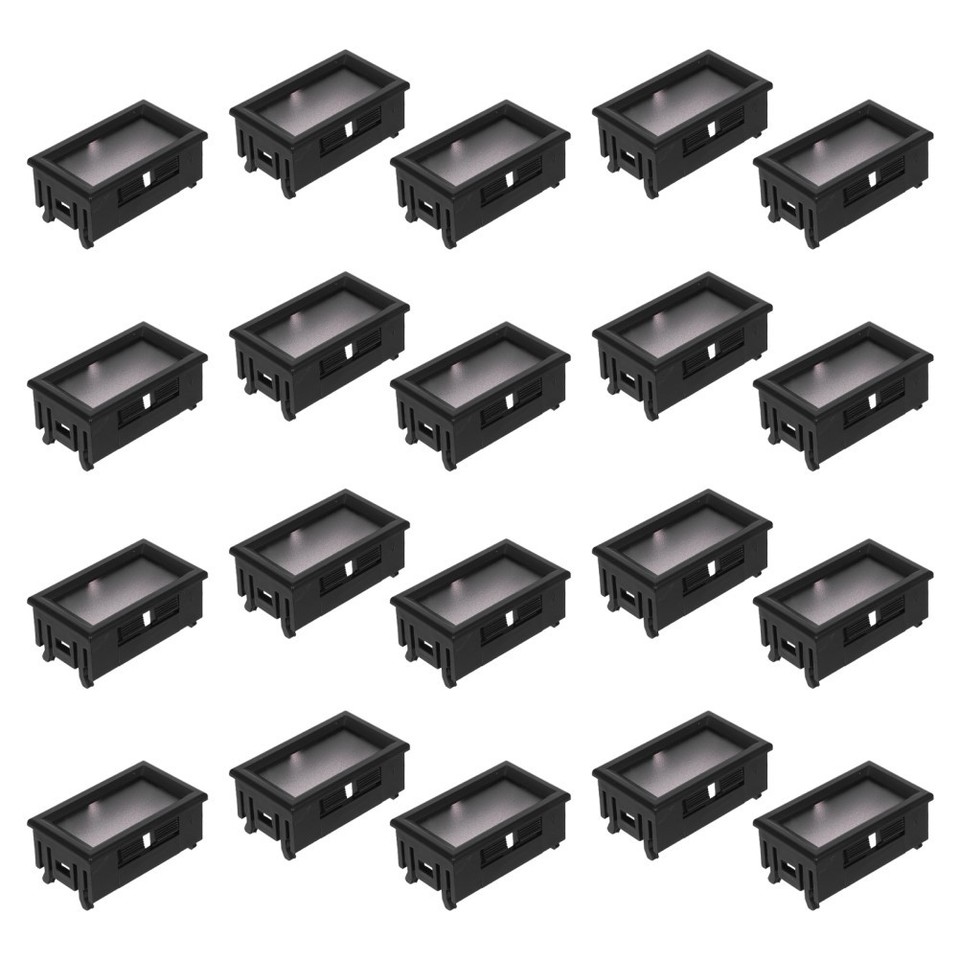 2 Count Voltmeter Instrument Housing Digital Case LED Display Panel ...