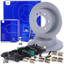 ATE BREMSSCHEIBEN VOLL &Oslash;298 + BEL&Auml;GE HINTEN F&Uuml;R MERCEDES BENZ SPRINTER 3-T 903