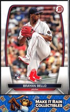 Brayan Bello 2023 Bowman #72 Boston Red Sox Rookie RC