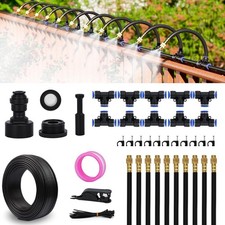 Drip Irrigation System 30 FT with 10 Nozzles, 360 Adjustable Bendable Garden...