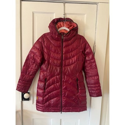 Lole Lolë Gisele 3 Down puffer Jacket Women's medium Zinfandel wine puffy coat