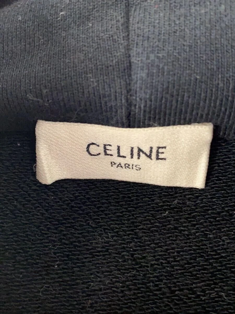 Felpa con cappuccio CELINE XS cotone nero 2Y468052H usata