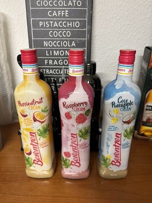 Berentzen Cream Likör Passionfruit, Raspberry und Coco Pineapple 3x 0,7 15% OVP