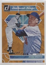 2023 Panini Donruss Diamond Kings Holo Orange Duke Snider #9 HOF 2qw