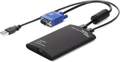 StarTech.com Portable Laptop Crash Cart Adapter for Server Management, KVM