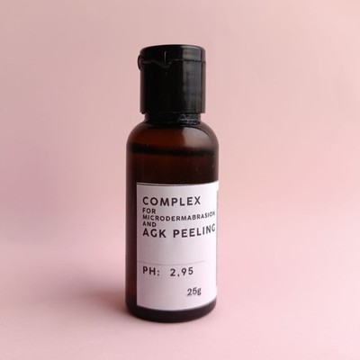 Complex For microdermabrasion and AGK peeling Exfoliating biogel pH2.9- 25% acId