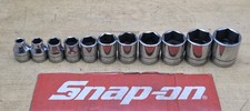 Snap On 211fsy - 38 Drive 11 Pc Sae Shallow 6 Pt Chrome Socket Set Snap On 211fsy - 38 Drive 11 Pc Sae Shallow 6 Pt Chrome Socket Set