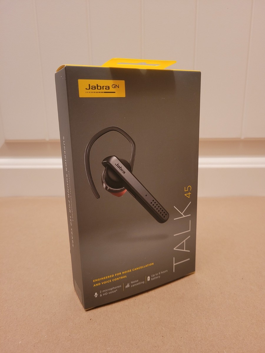 Jabra Talk 45 Bluetooth Headset - Black for sale online | eBay