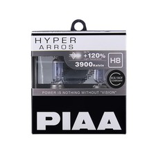 Piaa Hyper Arros 3900k Headlight Bulbs Twin Pack - H8 Fitment Piaa Hyper Arros 3900k Headlight Bulbs Twin Pack - H8 Fitment