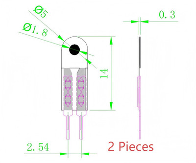 FSR sensor 200KΩ Resistance Pressure Detector 0.5g-500G Solder Pads