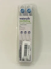 Waterpik Triple Clean Replacement Brush Heads, White, OTRB-3WW, 3 Count