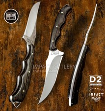 Model # 6589 Custom Full Tang EDC Bushcraft Skinning Knife By Impact Cutlery, D2