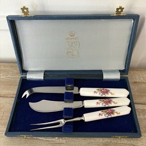 英国　シェフィールド　KIRK&MATZ　カービングナイフ＆フォーク　共箱 Kirk & Matz | eBay