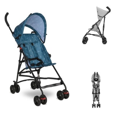 Lorelli Kinderwagen Buggy Vaya verstellbares Sonnendach, klappbar, Fußstütze