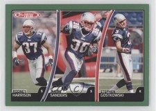 2007 Topps Total Rodney Harrison James Sanders Stephen Gostkowski #231 0a3