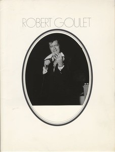 Robert Goulet Original Press Kit Folder Photos Biography Publicity Collection