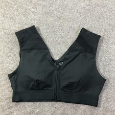 Tommie Copper Shoulder Support Sports Bra Womens XL Zip Front Activewear Gym