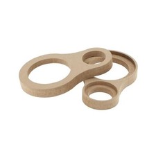 2 Pcs Universal Speaker Spacer Ring Adapter Dual Rings Waterproof for 1.5"