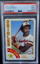 1984 Topps Eddie Murray AL All-Star #397 PSA 9 MNT (PD) Baltimore Orioles HOF OF