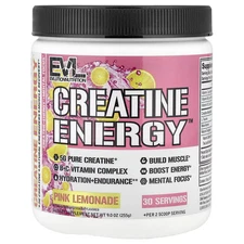2 X EVLution Nutrition, Creatine Energy�, Pink Lemonade, 9 oz (225 g)