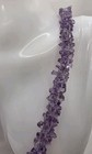 Vintage Amethyst Chip Necklace 13 Inches With Twist Closure — photo 2