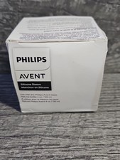 Philips Avent Blue Silicone Sleeve for use with Avent Glass Natural 4 oz Bottle